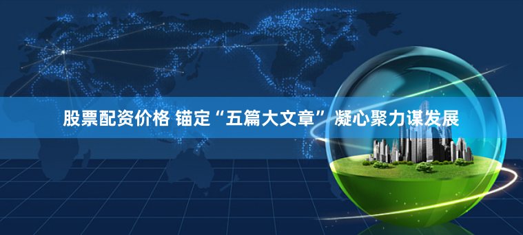 股票配资价格 锚定“五篇大文章” 凝心聚力谋发展